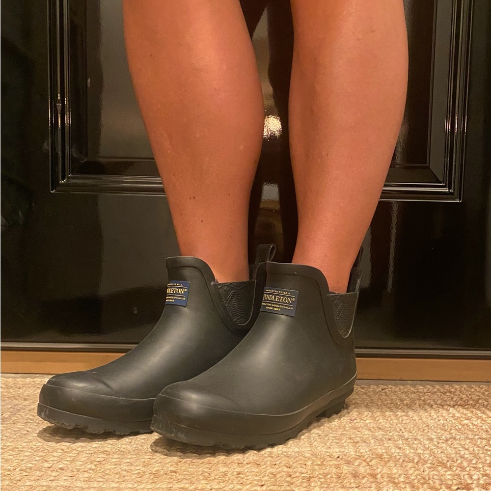 women’s pendleton short rain boots